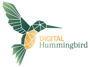 logo digital hummingbird